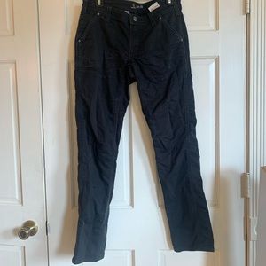 Carhartt Slim fit straight leg black utility pants